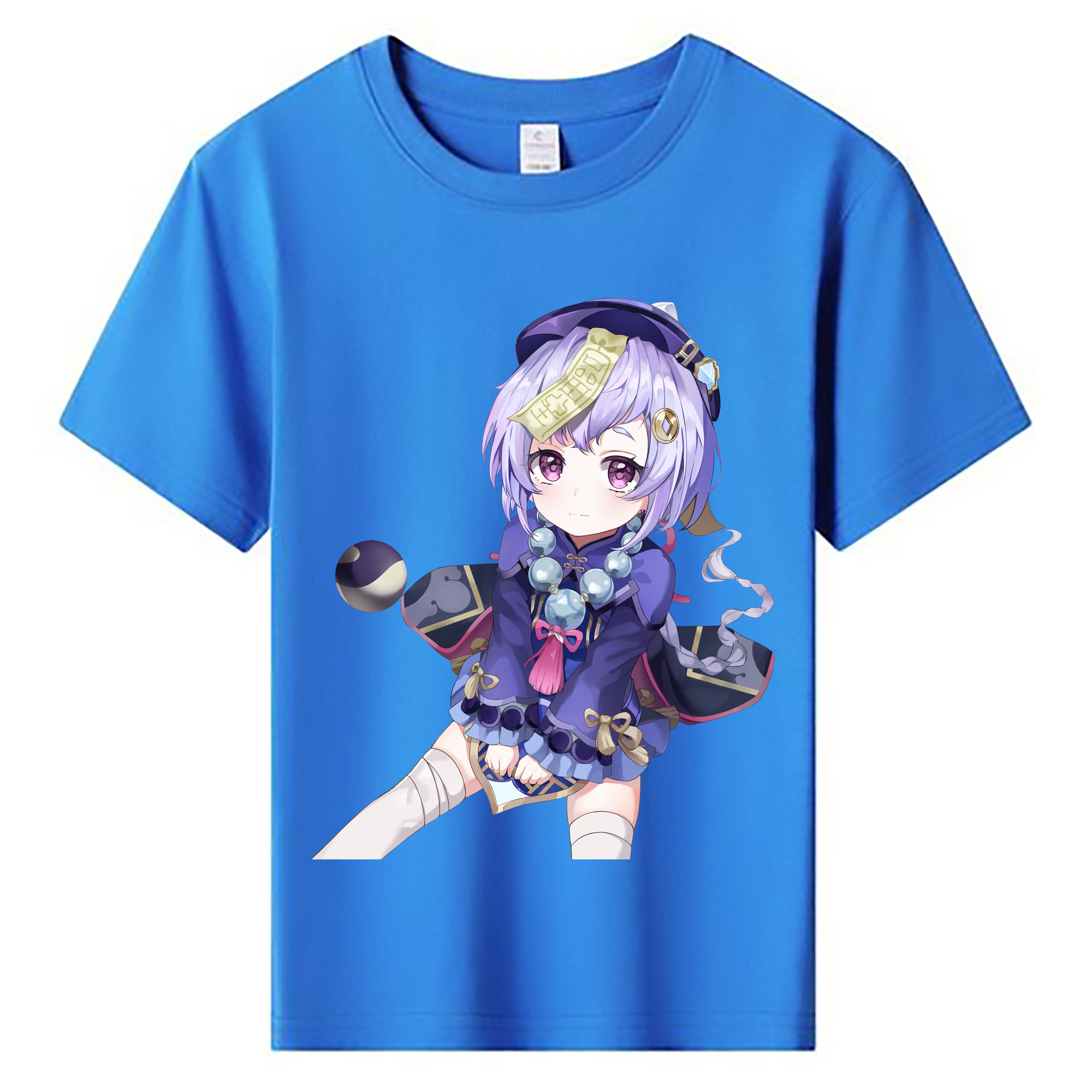 げんし神 七七 なな  genshin Nana 綿100％キッズTシャツ（フロントプリント）